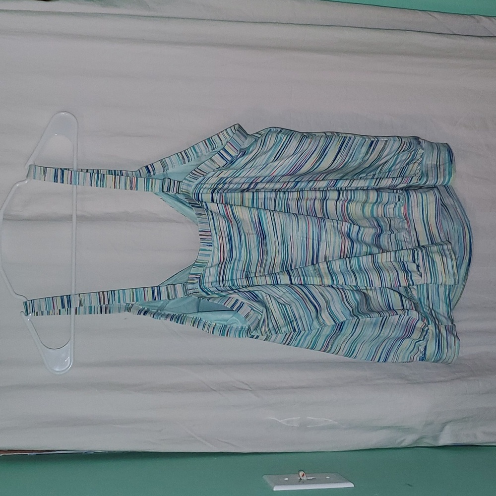 Lands end multicolored striped tankini - Picture 7 of 9